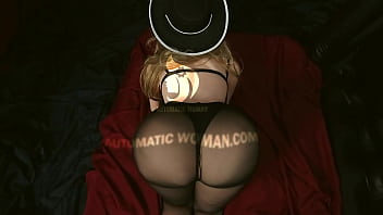 Automatic woman nicole the robot becomes zorro she wears a black outfit black hat and even black bandana