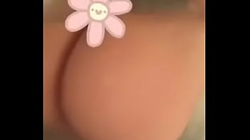 Teen butt in bathtub