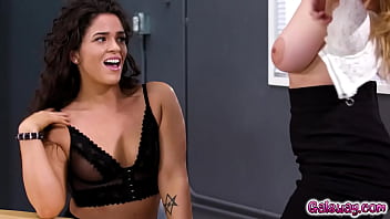 A lunch break that leads lena and victoria to have bang