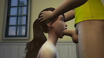 Blowjob ends in crampie in pussy