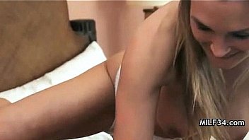 Stressed out milf with a sexy body gets a happy ending massage