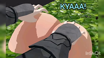 Hatsune miku streaking in public