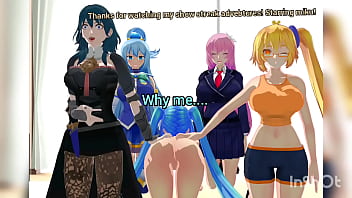 Hatsune miku streaking in public