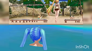 Hatsune miku streaking in public