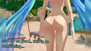 Hatsune miku streaking in public