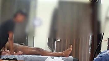 Flashing dick to maid