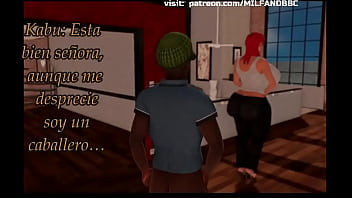 Segunda parte de una mujer blanca casada con un gran culo racista es seducida por una polla negra para más información visita milfand