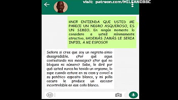 Segunda parte de una mujer blanca casada con un gran culo racista es seducida por una polla negra para más información visita milfand