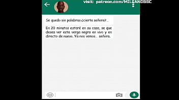 Segunda parte de una mujer blanca casada con un gran culo racista es seducida por una polla negra para más información visita milfand