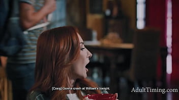 Evil cougars shay & reagan visit a lesbian couple and corrupt their minds into fucking their step son