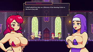 Scarlet maiden porn game fighting hot monsters