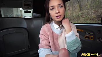 Fake taxi young broke czech student fucks taxi driver to pay tuition fees