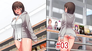 夜行3 下半身只留一件內褲再半夜去逛便利商店尋求刺激