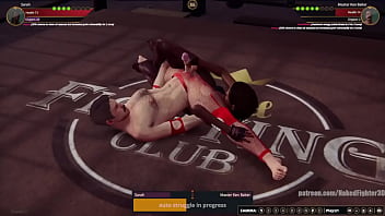 Sarah vs master baiter nf3d mixed sexual combat femdom