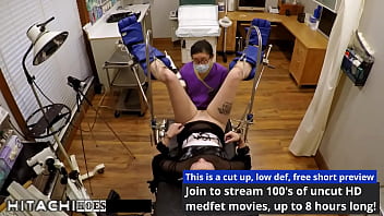 Slut gets mandatory hitachi orgasms from nurse lenna lux