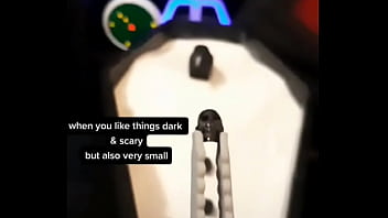 Dark & scary but also v smol