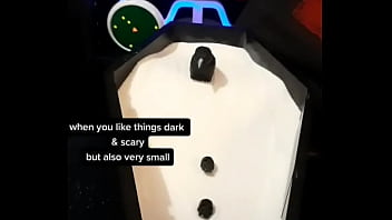 Dark & scary but also v smol