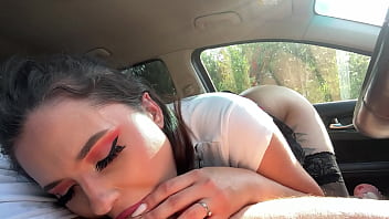 I asked the bitch to help fix the car but she helped my dick