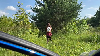 I asked the bitch to help fix the car but she helped my dick