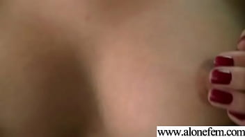 Girl masturbating with sex toys dildos to get orgasm clip 31