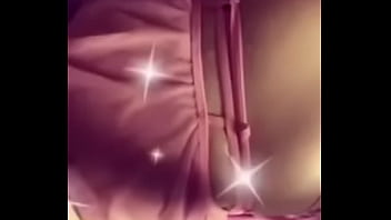 Huge boobs in pink lingerie