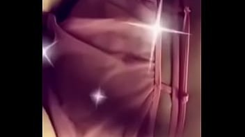 Huge boobs in pink lingerie