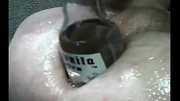 Bottle gaping asshole