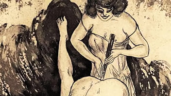 Retro erotic drawings