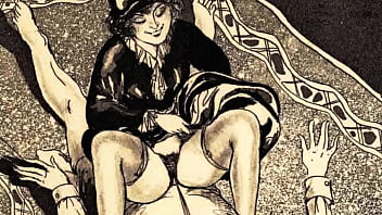 Retro erotic drawings