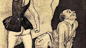 Retro erotic drawings