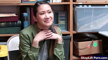 Asian Shoplifter Is Arrested By Store Officer For Stealing In The Storethe Officer Takes A Mugshot Of Her And After That She Tells The Officer That If There Is Another Option She Can Dothe Officer Pulls Out His Cock And He Then Fucks Her Wet Pussy thumbnail