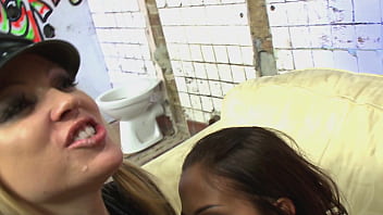 Bimbo pornstars black angelika and cindy behr just cumshots