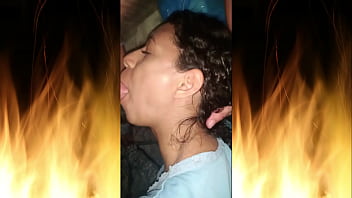 Oral sex with the delivery man as a form of payment