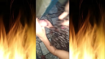 Oral sex with the delivery man as a form of payment