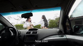 A pair of latinas use their big asses to attract clients and then fuck them melany latina