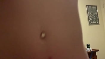 Hot ass model girl giving a blowjob