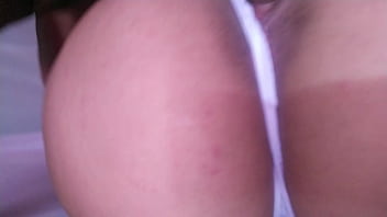 Wife cheating with a bbc to my bull creampying me with the thong aside