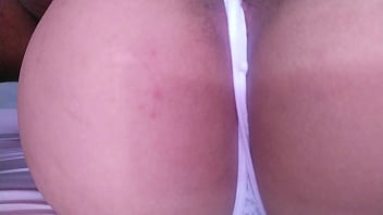 Wife cheating with a bbc to my bull creampying me with the thong aside