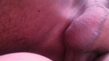 Wife cheating with a bbc to my bull creampying me with the thong aside