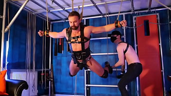 Bound suspended and milked by tombakerbdsm the absolute frustration begging for release