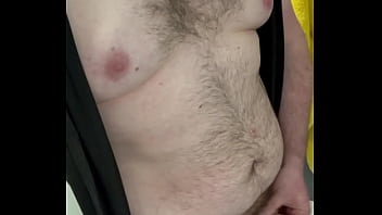 Fat man cum