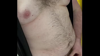 Fat man cum