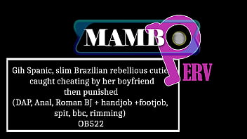Gih spanic slim brazilian rebellious cutie caught cheating by her boyfriend then punished dap anal pissing roman bj handjob footjob spit bbc rimming ob522