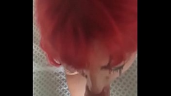 Pov deepthroat facefuck messy spit cum on face