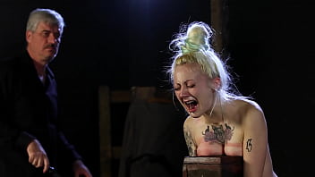 Teen slut whipped until she can suck properly Teen slut whipped until she can suck properly