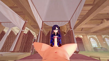 Mona gets all her holes filled with cum pov porn