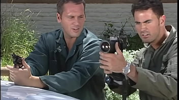 Aurora snow gets fucked by two farm hands