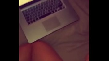 Busty chocolate squirter getting fingered and fucked to orgasm pov