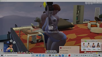 Martha runs into her ex and lets him press her up against the glass window when she realizes how big he is when he hugs her from behind