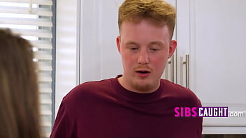 Step dad caught step bro licking cake of my